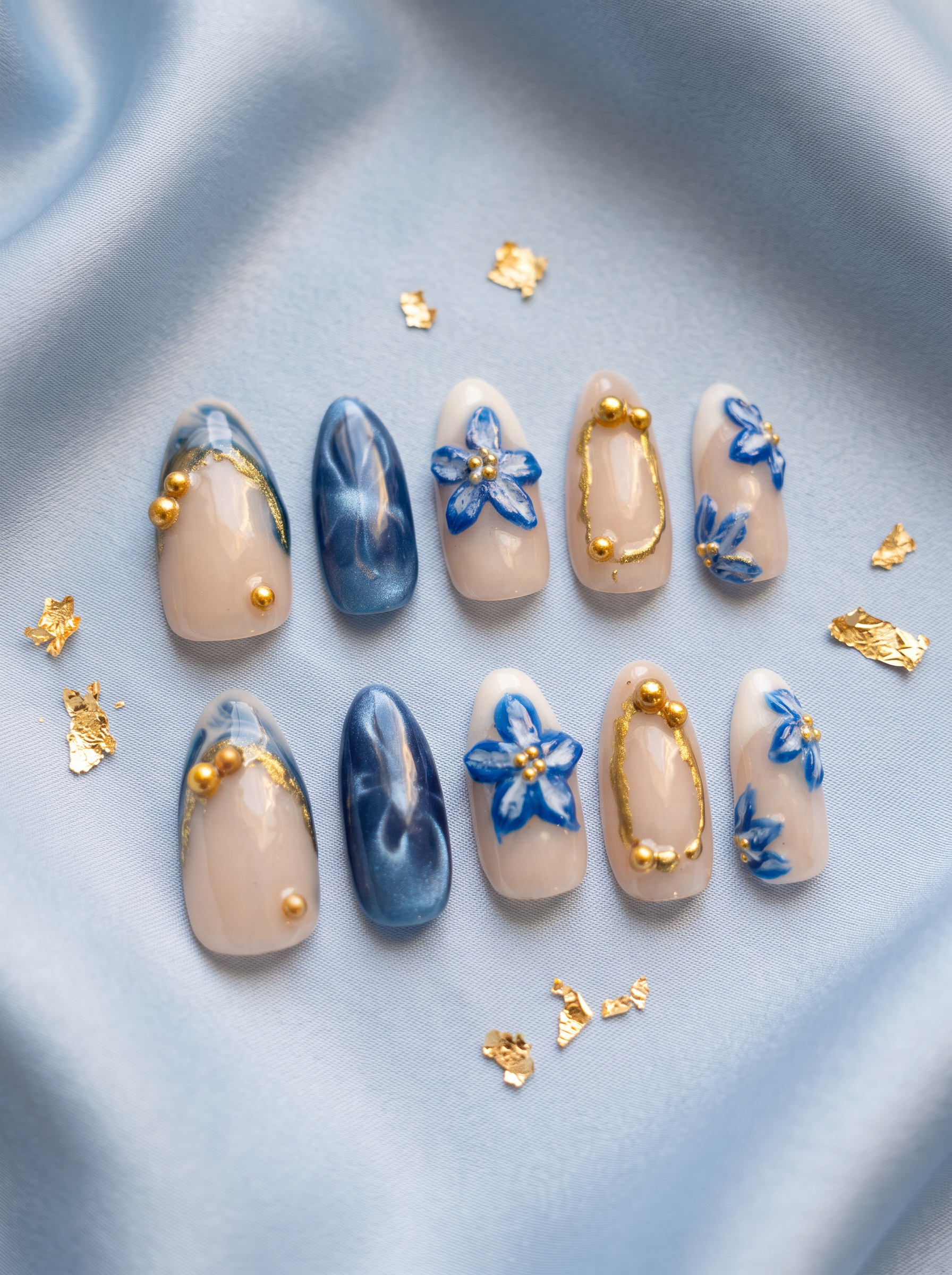 Set Bleu Porcelaine