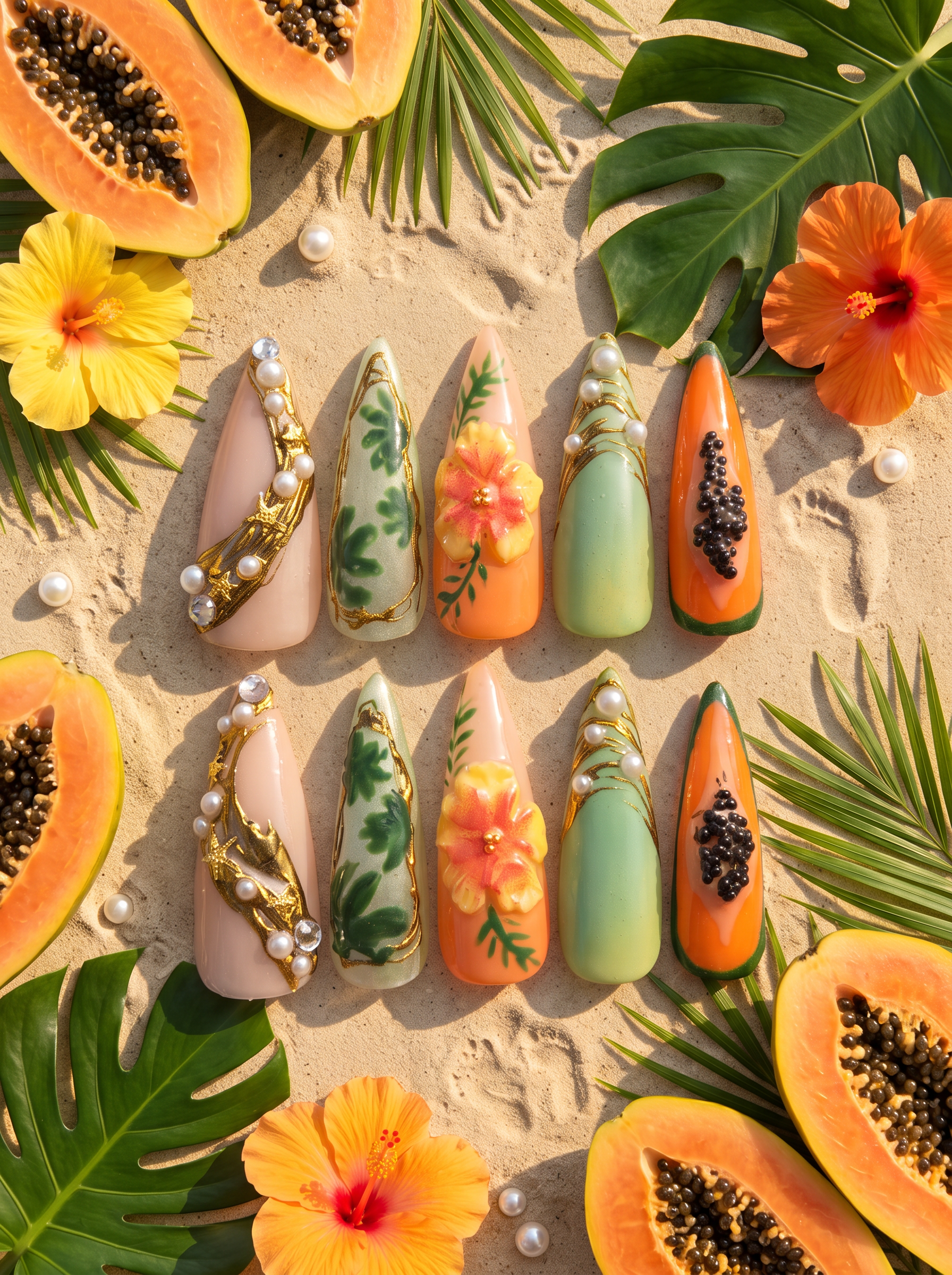 Set Tropical Papaya
